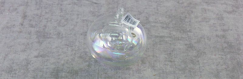 Елочная игрушка мыльный пузырь
